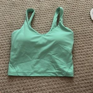 lululemon wild mint align tank size 2